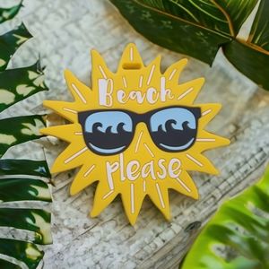 ☀️ Sunshine Beach Please Luggage Tag